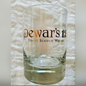 Set of 2 Dewar's 12 Finest Whiskey  Gold Label   Highball Glasses Pre-owned